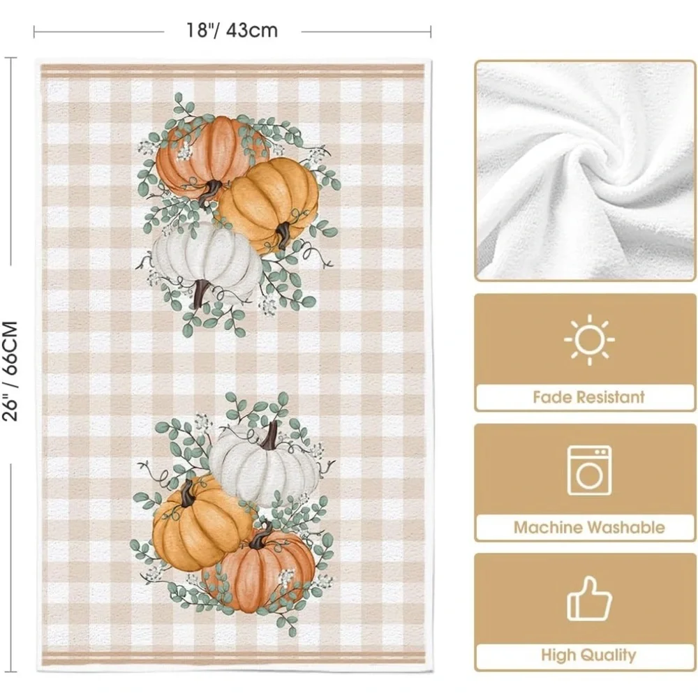 Fall kitchen towels